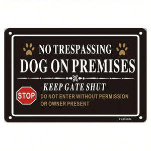 CIFbuy Insegna in alluminio 8x12 pollici TikTok per servizio di ritiro Temu, insegna per giardino e prato 20,3x30,5 cm - Product Image 1