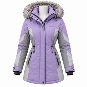 <b>Women's</b> <b>Winter</b> <b>Parka</b> Jacket Waterproof Hooded Warm Coat with Cotton Filling Casual Plus Size Sports Jacket Wholesale - Product Image 6