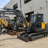 Excavatrice utilisée Suède 5 tonnes Excavatrice utilisée VOLVO EC60DL Excavatrice à vendre