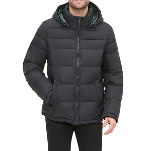 Veste d'hiver décontractée pour homme GENERSA SPORTS, jaune, écologique, col montant, fermeture éclair, rembourrage en coton, tissu polaire - Product Image 6