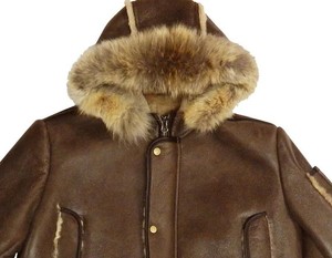 Premium Genuine Leather Shearling <b>Jacket</b> for Men Warm <b>Sheepskin</b> Fur Aviator Winter Coat Luxury Durable Biker Outerwear Style - Product Image 5