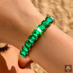 สร้อยข้อมือคริสตัลป้องกันการเสื่อมเสียของ Prao ผลิตภัณฑ์ที่หรูหราและมีสไตล์สำหรับกำไลคริสตัล - Product Image 1