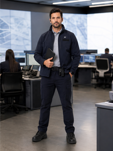 Uniforme d'hôtesse de l'air à manches longues personnalisé pour superviseur des interventions d'urgence à l'aéroport |   Service OEM |   Vêtements pour hommes en polyester/coton Airline - Product Image 6