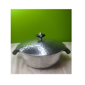 Double Handles Stainless Steel <b>Kitchen</b> Cookware Casserole with Unique Lid - Product Image 1