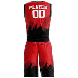 Nouvelle tenue de basketball personnalisée pour hommes, design unique, 100 % polyester, respirante, séchage rapide, vente en gros - Product Image 5
