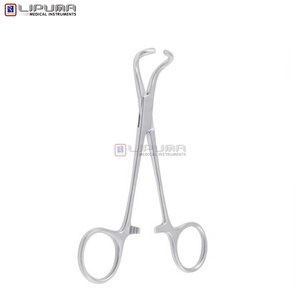 Pinces à serviettes manuelles Tohoku Blunt Premium 10,5 cm (4 pouces) en acier inoxydable de qualité chirurgicale certifiées MOL pour premiers secours vétérinaires - Product Image 5