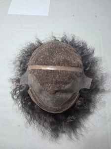 Perruque complète en cheveux humains bruts 100% naturels avec cheveux indiens bouclés Remy - Product Image 3