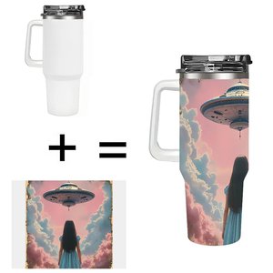 Gobelet isotherme en acier inoxydable 40oz personnalisé pour les cours de cuisine - Product Image 1