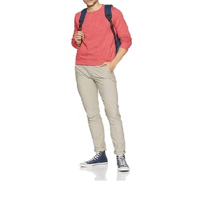 Sudadera de Cuello Redondo para Hombre, Color Sólido Básico, Sudadera Personalizada con Técnica de Bordado, Sudaderas con Capucha y Sin Capucha - Product Image 3