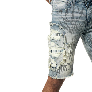 Shorts de Mezclilla para Hombre de Alta Calidad con Colores y Tallas Personalizadas, Shorts de Mezclilla para Hombre Hechos a Medida, Venta Caliente, OEM - Product Image 4