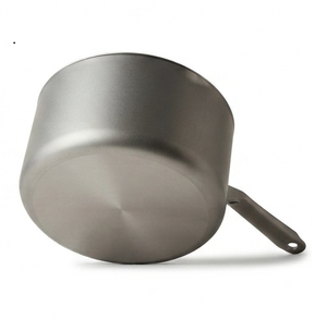 หม้อสแตนเลสสำหรับประกอบอาหารเชิงพาณิชย์ หม้อก้นกลมสำหรับผัดซอส ขายดี อุปกรณ์ครัวนำเข้าจากอินเดียโดยตรง - Product Image 4