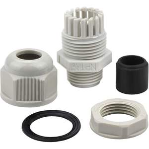 PGPG42 Connecteur de poignée de cordon en nylon en plastique blanc IP68 pour entrée de fil électrique - Product Image 4