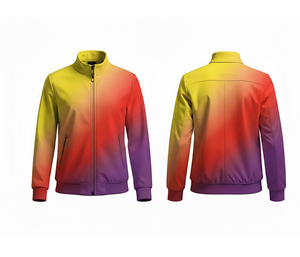 Chaqueta Deportiva Ligera con Cierre para Sublimación, Ropa para Correr y Fitness, Cálida, Transpirable y de Secado Rápido |   Tallas Hombre Mujer Juvenil - Product Image 4