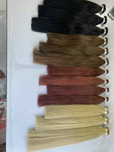Extensions de cheveux naturels à Double dessin, Extensions de cheveux humains à la kératine vierge, pré-collées italiennes, vente en gros - Product Image 6