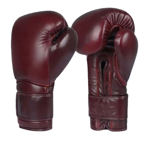 Professional Leather Boxing <b>Gloves</b> 14oz/16oz Moisture Wicking Velcro Closure Customizable Color/Logo Unisex MMA Boxing <b>Gloves</b> - Product Image 6