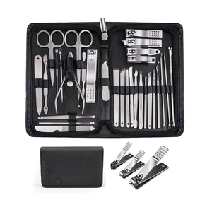 Professional Manicure <b>Pedicure</b> <b>Sets</b> Complete Nail Care Tool Kit for Salon Home Use with Stainless Steel Tools - Product Image 6
