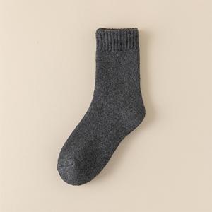 Custom Cotton Anti-Slip Breathable <b>Winter</b> Casual Crew <b>Socks</b> with Bow Decoration-<b>Thick</b> Eco-Friendly Knitted - Product Image 5