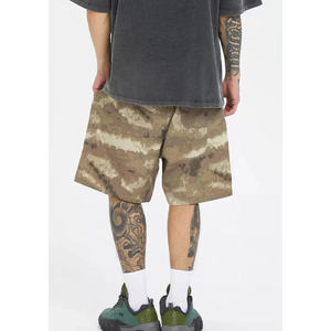 Pantalones Cortos Cargo 3/4 con Estampado de Camuflaje de Diseño Personalizado para Hombre, Holgados, de Algodón, con Cordón Ajustable, Múltiples Bolsillos, Ecológicos - Product Image 6