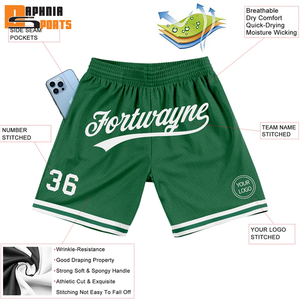 Pantalones cortos de baloncesto cómodos de estilo deportivo clásico para hombres y mujeres, pantalones cortos de baloncesto de malla ligeros y transpirables - Product Image 2