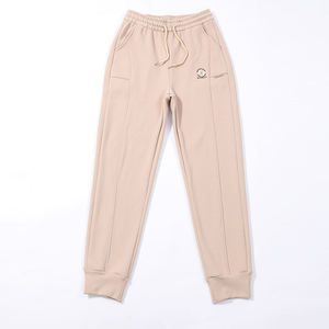 Pantalones Deportivos Casuales de Invierno para Mujer, Cintura Media, Frente Plano, 100% Algodón, Antiarrugas, Secado Rápido, Transpirables, con Bolsillos, Personalizables - Product Image 5