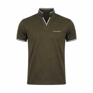 Customizable Men's Casual Collared Polo Shirts V Neck Printed Polo Shirts Golf Tournament Shirts <b>Top</b> Selling Athletic Polo - Product Image 1