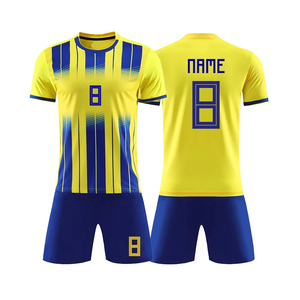 Wholesale Custom Football Uniform New Design Soccer Jersey Set Quick Dry Half Sleeve Teamwear Supplier Pakistan Factory - Product Image 5