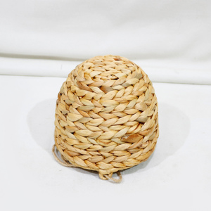 Plante en pot au crochet suspendue en jacinthe d'eau tissée à la main, pot de fleur écologique pour la maison et le jardin - Product Image 4