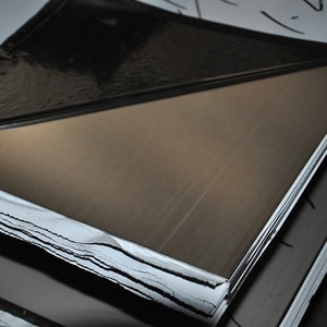 AISI 201 304 316 321 410 420 430 2205 laminado en frío hoja SS 2B BA HL espejo No.1 placa de acero inoxidable - Product Image 3