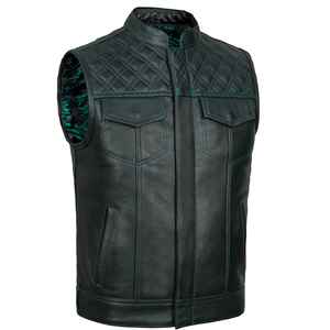 Chaqueta de Motociclista de Cuero Genuino para Hombre, Estilo Vintage, con Cierre Frontal, Abrigo Informal de Moda para Invierno - Product Image 2