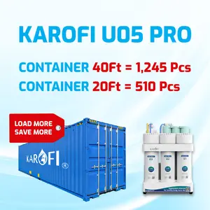 Karofi yenilikçi altında lavabo 10 sahne RO su filtresi KAQ-U05 Pro fonksiyonel filtre ile yapılan HP set Vietnam