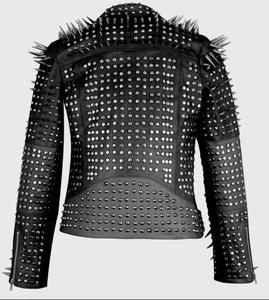 MENS WINTER PLUS SIZE WASHED WATERPROOF BREATHABLE PUNK BLACK LEATHER BIKER <b>CONCEALED</b> CARRY JACKET 2026 - Product Image 4