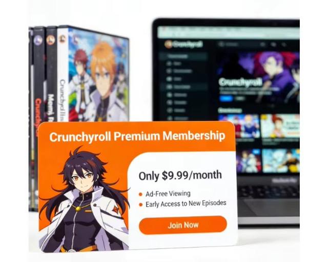 Crunchyrolls Premium FUN MEGA Code Account 1-12 Months 6M Subscription for /MAC/Linux Servers & Graphics/Video in Stock