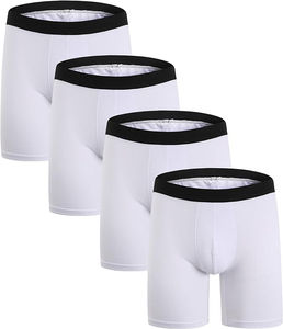 Nouvelle conception, logo personnalisé brodé, sous-vêtements pour hommes de couleur unie, sous-vêtements de sport pour la course à pied, sous-vêtements respirants pour hommes - Product Image 3