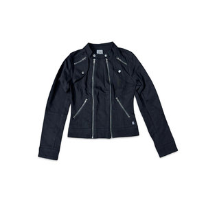 Women Top Selling Black Punk Metal <b>Gothic</b> Stage Band Rock Biker Jean <b>Jacket</b> for Girls Ladies - Product Image 6