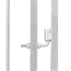 Caseta para Perros de Acero Plateado de Durabilidad Media, Rectangular, Casa para Mascotas y Muebles - Product Image 6