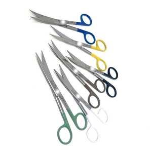 Juego de Tijeras Quirúrgicas de 6 Piezas, Curvas, de 5.5 Pulgadas, de Acero Inoxidable Afilado, Kit de Instrumentos Quirúrgicos Ortopédicos Médicos - Product Image 2