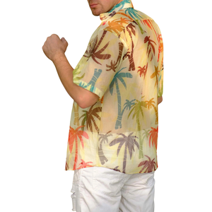 <b>Mens</b> Solid Full Sleeve Casual <b>Shirt</b> Regular Fit Lightweight 100% Cotton Breathable <b>Beach</b> Vacation Summer Wear - Product Image 2