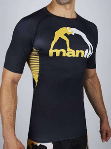 T-shirt de compression anti-bactérien 3D sublimé 100% polyester, écologique, séchage rapide, pour fitness et gym - Product Image 3
