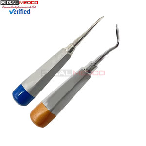 Elevadores de Raíces Dentales Manuales para Cirugía Oral, Extractor de Raíces, 3 Piezas DEL H1 H2 H3, Instrumentos Médicos de Acero Inoxidable Alemán - Product Image 5