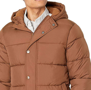 Blouson Bomber en Toile Imperméable Grande Taille pour Homme avec Fermeture Éclair et Logo Frontal – Style Décontracté Automne - Product Image 6