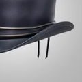 Sombrero de Vaquero de Cuero con Impresión Digital Hecho a Mano de Primera Calidad, con Cordón Ajustable, Estilo Europeo Americano, Sombrero para el Sol para Exteriores, Unisex para Adultos - Product Image 4