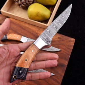 OEM High Quality 4 PCS Professional <b>Kitchen</b> <b>Knife</b> Set With Damascus Steel Blade and Custom Handle <b>Kitchen</b> <b>Knife</b> Set For Hot Sale - Product Image 2