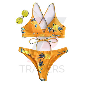 Maillot de bain athlétique pour femme, nouvelle conception, haute élasticité, respirant, look sportif, vêtements d'été, Solid Trader Custom - Product Image 5