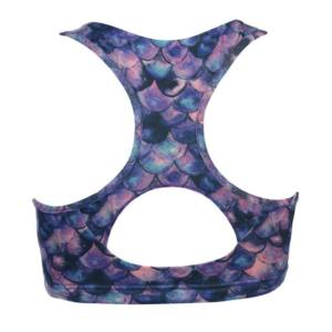 เสื้อชั้นในออกกำลังกาย แห้งเร็ว เซ็กซี่ ระบายอากาศดี เหมาะสำหรับโยคะ ฟิตเนส วิ่ง และเล่นกีฬาสำหรับผู้หญิง แบบซับลิเมชั่น - Product Image 2