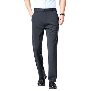 กางเกงขายาวผ้าแคนวาสสีเข้มสำหรับผู้ชาย ดีไซน์พิเศษ ทันสมัย ผลิตจากผ้าฝ้าย 100% เป็นมิตรกับสิ่งแวดล้อม รับผลิตแบบ OEM คุณภาพสูงสำหรับการส่งออก - Product Image 5