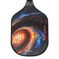 Vente flash TOPPRO T7017 Raquette de pickleball thermoformée entièrement en carbone, noyau en verre 3 couches, surface en carbone à friction, PU premium