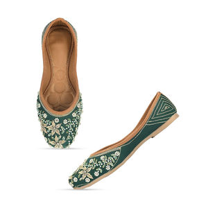 Premium Bridal <b>Khussa</b> Handmade Beaded Leather Jutti for Women Wedding Party Ethnic Footwear Supplier - Product Image 6