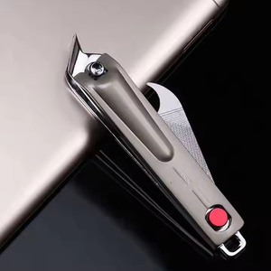 Coupe-ongles professionnel de qualité supérieure en acier inoxydable, personnalisé avec logo, haute qualité, pour manucure et ouverture des ongles. - Product Image 6