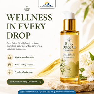 Huile de désintoxication corporelle aromathérapeutique à marque privée avec parfum, élixir hydratant aux ingrédients naturels pour spa (10ml 20ml 30ml 50ml) - Product Image 1