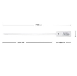 Indian Supplier Logi Mini Tamper Proof <b>Seal</b>, Compact Plastic Security <b>Seal</b> For Warehouse And Freight Protection for Sale - Product Image 3